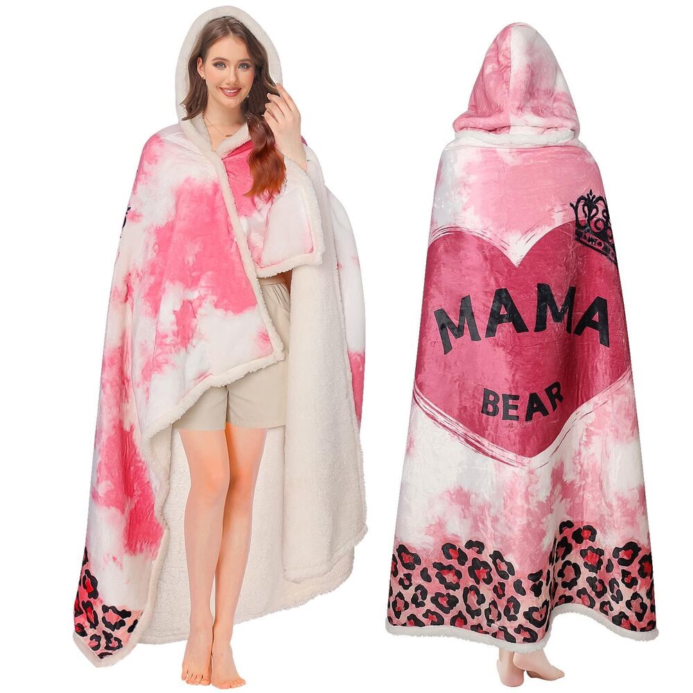 4466 Oversized Blanket Hoodies , Wearable Blanket Hoodie for Mama, Soft